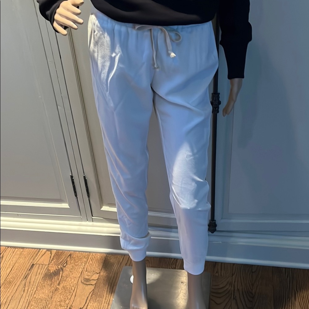 White Jogger Pants